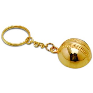 golden ball keychain b