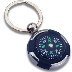compass keychain gwb