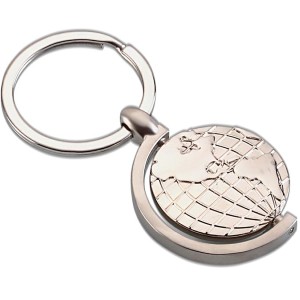 globe keychain b
