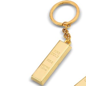 gold bar keychain b