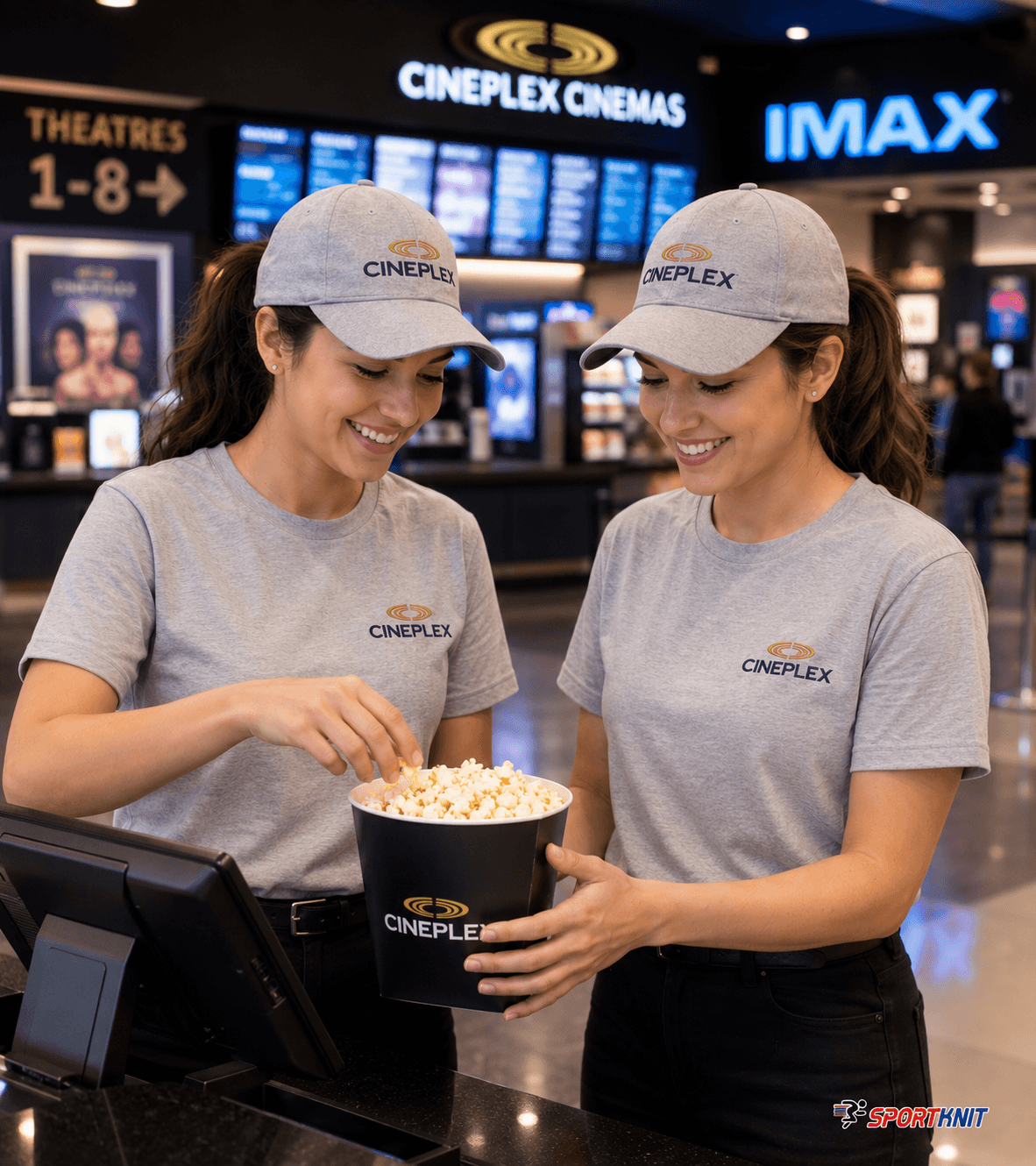 ROUND NECK T SHIRTS FOR MULTIPLEX CINEMA STAFF