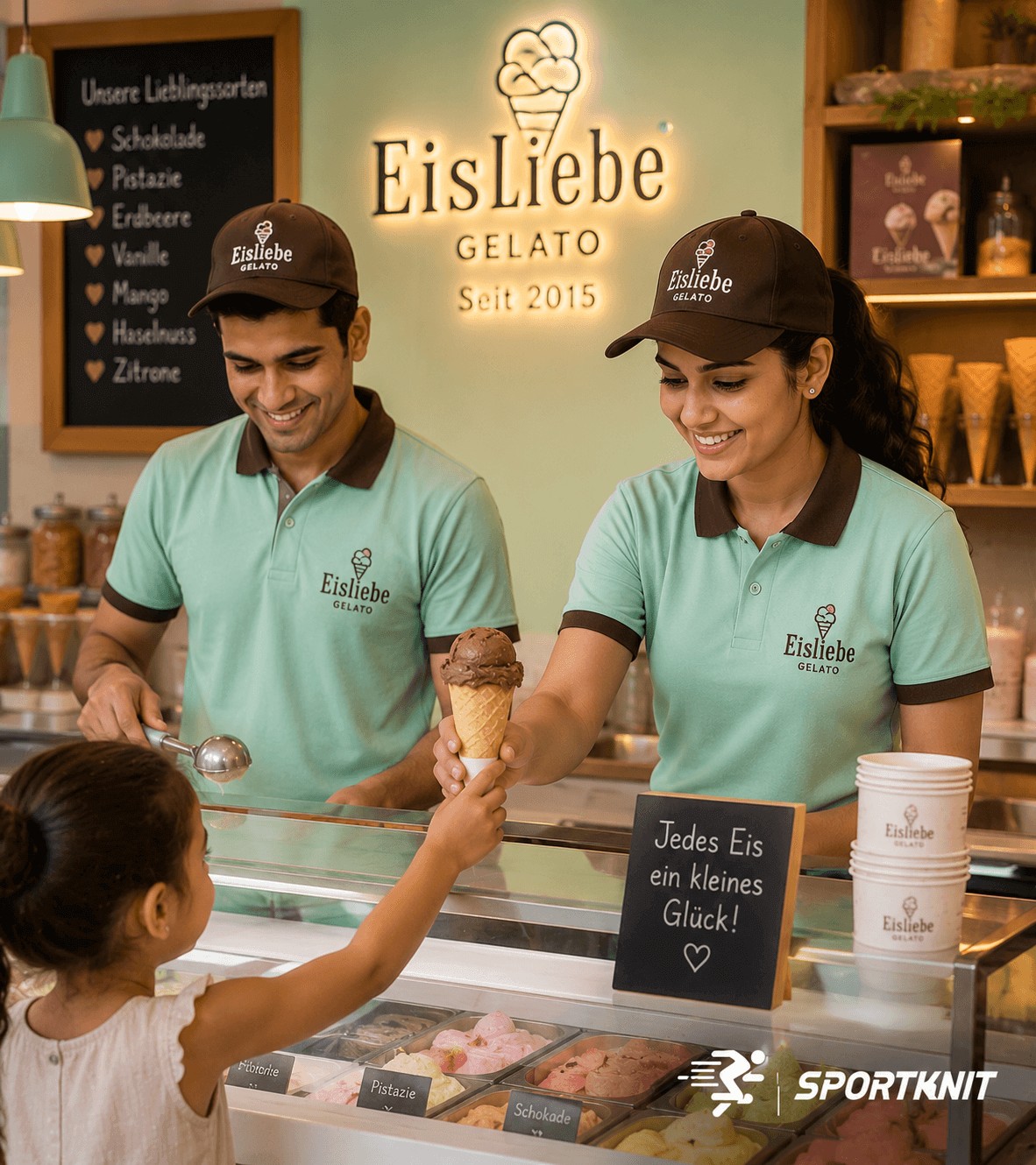 ICECREAM STAFF T SHIRTS UNIFORMS