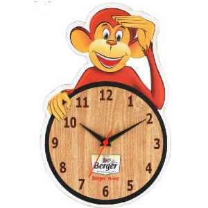 monkey clock pj