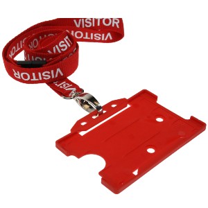 RED ID CARD HOLDER