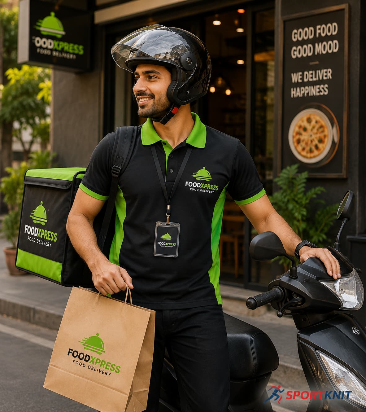 T-shirts & Uniforms for food delivery staff