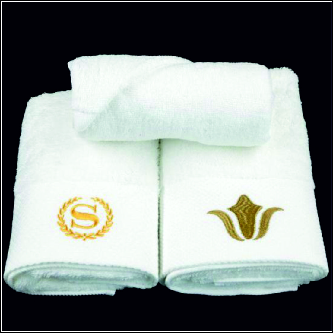 COTTON TOWELS WITH LOGO