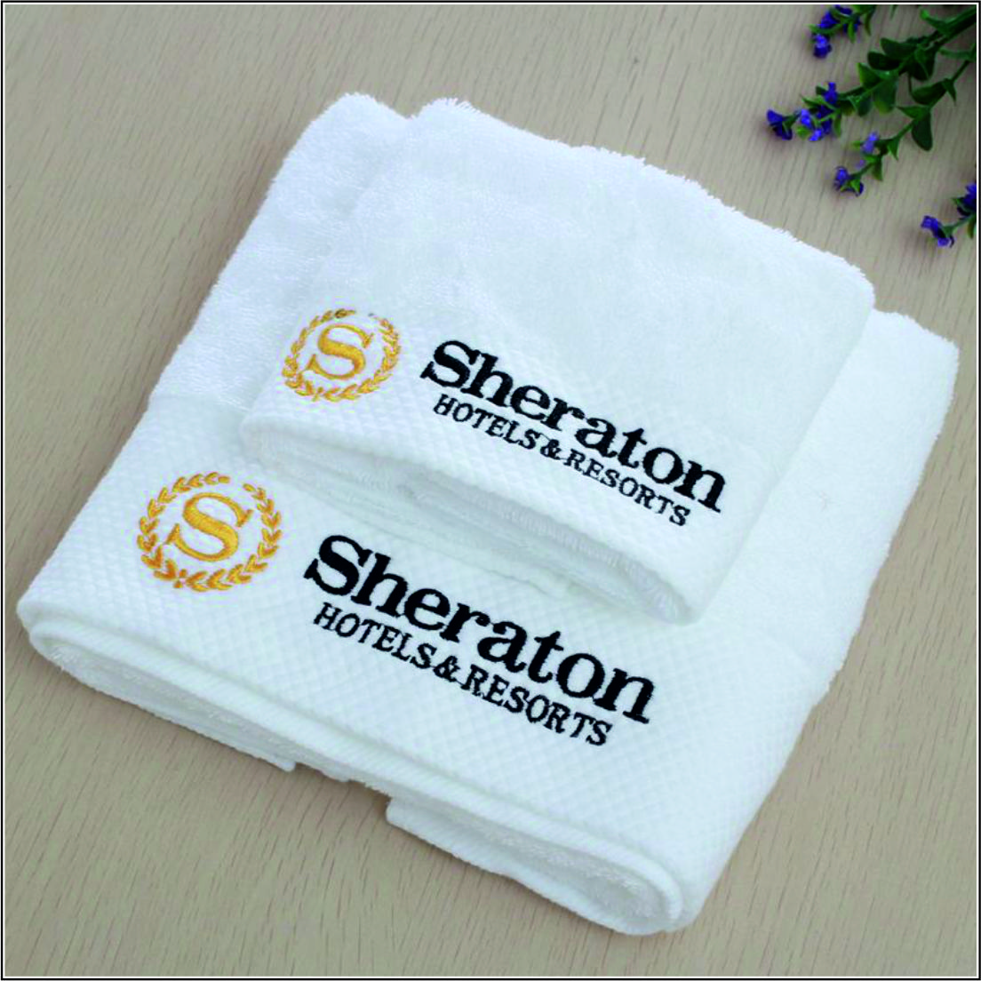 HOTEL TOWELS WITH LOGO