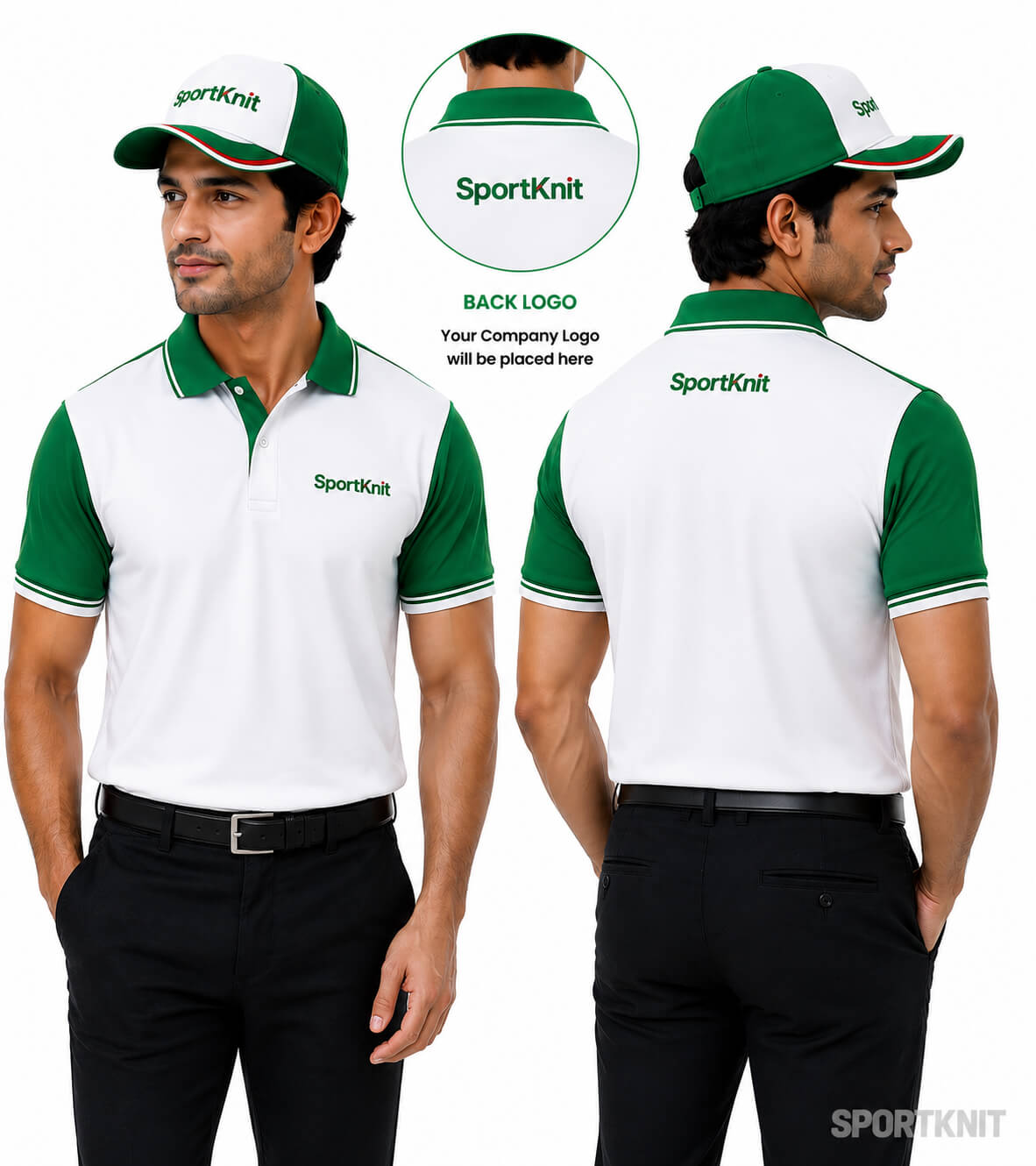 PIQUE COTTON POLO T-SHIRTS
