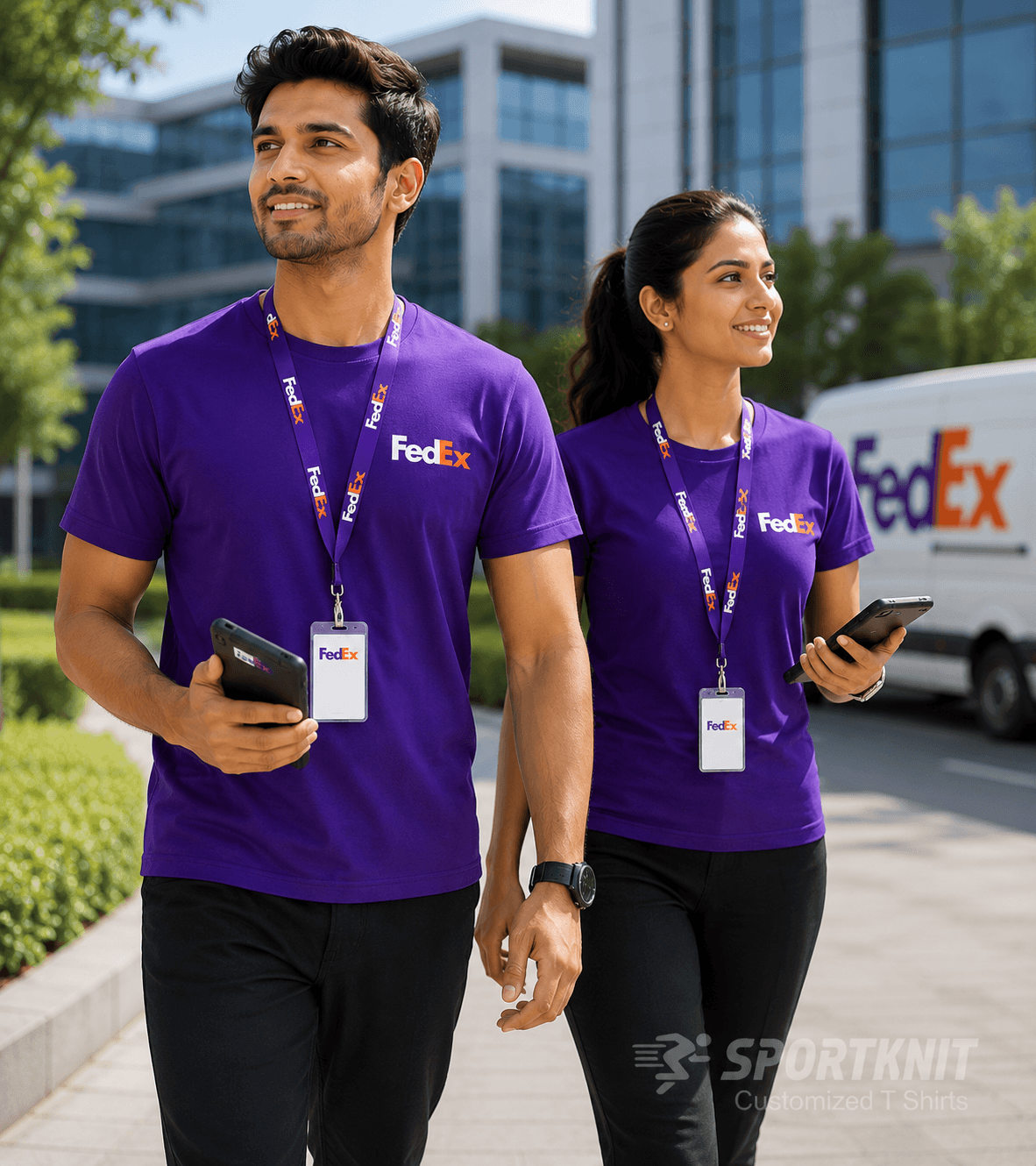 COTTON ROUND NECK STAFF T SHIRTS