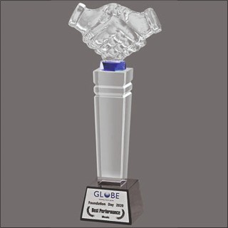 GLOBE CRYSTAL TROPHY
