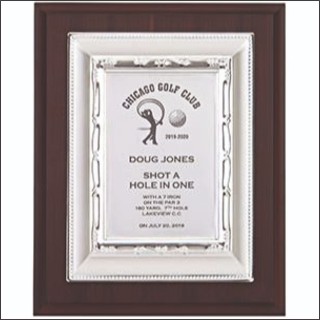 SILVER PLAQUE