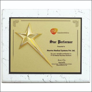 MARBLE PLAQUE