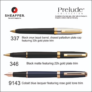 SHEAFFER PRELUDE PENS