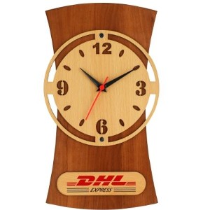 dhl wooden wall clock gwpj