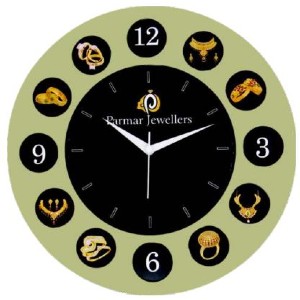 collage wall clock