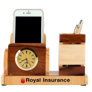 royal desk clock pj