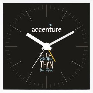 accenture table clock ge