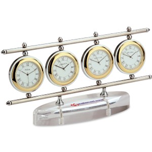 4 time zone clock gwb