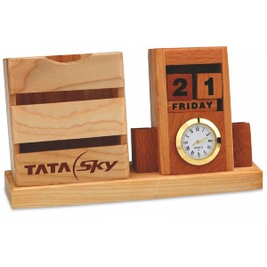 block calendar clock b
